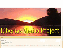 Tablet Screenshot of libertasmediaproject.com